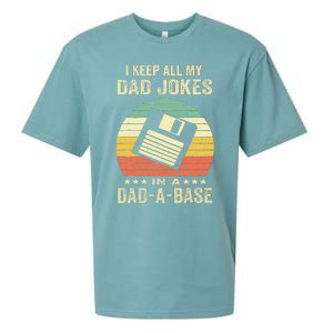 Dad Jokes In Dadabase Sueded Cloud Jersey T-Shirt