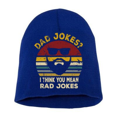 Dad Jokes I Think You Mean Rad Jokes Funny Dads Great Gift Short Acrylic Beanie