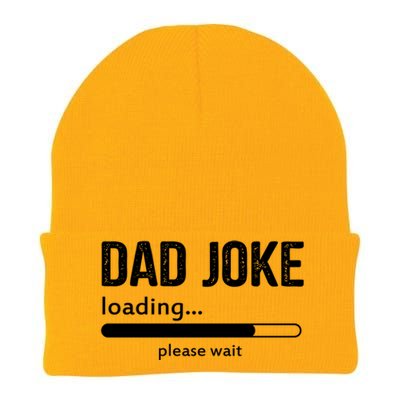 Dad Joke Loading Please Wait Cool Gift Knit Cap Winter Beanie