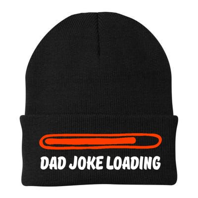 Dad Joke Loading Daddy Father Humor Cool Gift Beanie