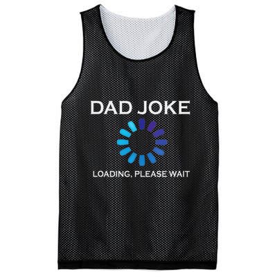 Dad Joke Loading Please Wait Funny Mesh Reversible Basketball Jersey Tank