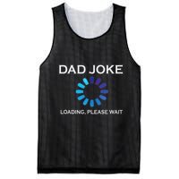 Dad Joke Loading Please Wait Funny Mesh Reversible Basketball Jersey Tank