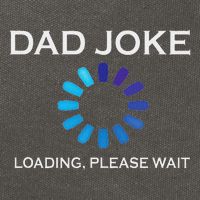 Dad Joke Loading Please Wait Funny Cotton Canvas Backpack