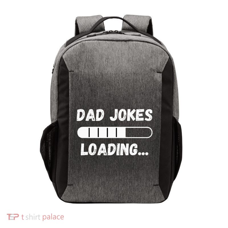 Dad Jokes Loading Funny Daddy Humor Bad Pun & Dad Joke Vector Backpack