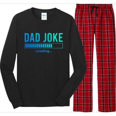 Dad Joke Loading Funny Dad Daddy Funny Gift Fathers Day Bad Pun Funny Gift Long Sleeve Pajama Set