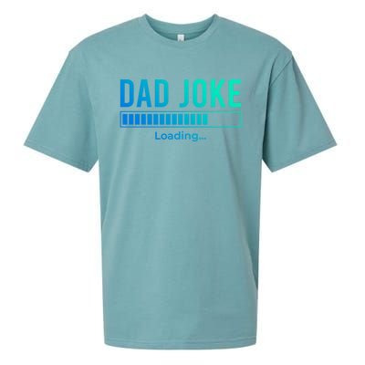 Dad Joke Loading Funny Dad Daddy Funny Gift Fathers Day Bad Pun Funny Gift Sueded Cloud Jersey T-Shirt