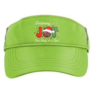 Delivering Joy Labor And Delivery Christmas L And D Nurse Gift Adult Drive Performance Visor