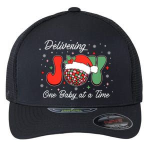 Delivering Joy Labor And Delivery Christmas L And D Nurse Gift Flexfit Unipanel Trucker Cap