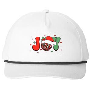 Delivering Joy Labor And Delivery Christmas L And D Nurse Gift Snapback Five-Panel Rope Hat