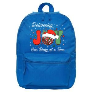 Delivering Joy Labor And Delivery Christmas L And D Nurse Gift 16 in Basic Backpack