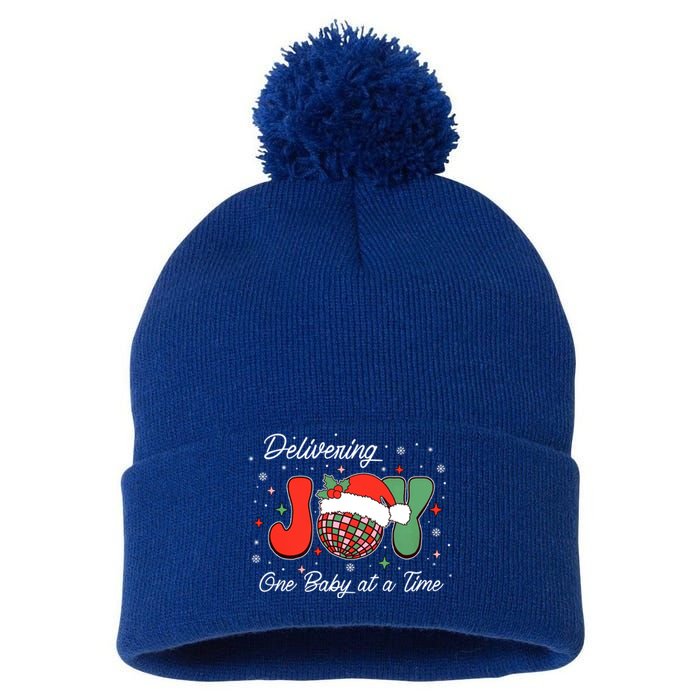 Delivering Joy Labor And Delivery Christmas L And D Nurse Gift Pom Pom 12in Knit Beanie