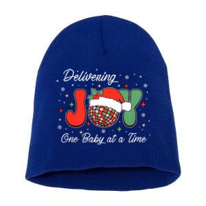 Delivering Joy Labor And Delivery Christmas L And D Nurse Gift Short Acrylic Beanie