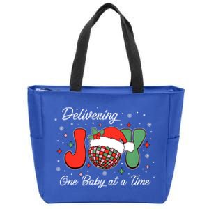 Delivering Joy Labor And Delivery Christmas L And D Nurse Gift Zip Tote Bag