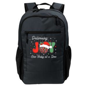 Delivering Joy Labor And Delivery Christmas L And D Nurse Gift Daily Commute Backpack