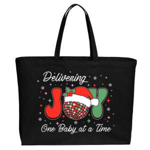 Delivering Joy Labor And Delivery Christmas L And D Nurse Gift Cotton Canvas Jumbo Tote