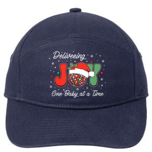 Delivering Joy Labor And Delivery Christmas L And D Nurse Gift 7-Panel Snapback Hat