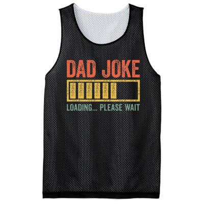 Dad Joke Loading Please Wait Father's Day Mesh Reversible Basketball Jersey Tank