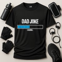 Dad Joke Loading Funny Fathers Day Humour Bad Pun Daddy Gift Cooling Performance Crew T-Shirt