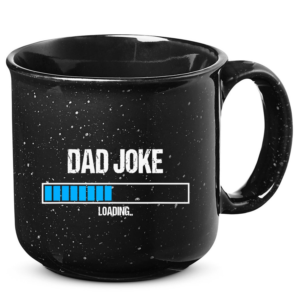 Dad Joke Loading Funny Fathers Day Humour Bad Pun Daddy Gift 15oz Campfire Ceramic Mug