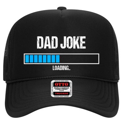Dad Joke Loading Funny Fathers Day Humour Bad Pun Daddy Gift Trucker Hat