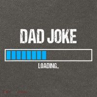 Dad Joke Loading Funny Fathers Day Humour Bad Pun Daddy Gift Cotton Canvas Backpack