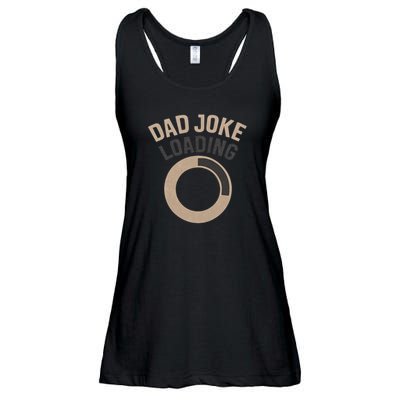 Dad Joke Loading Ladies Essential Flowy Tank