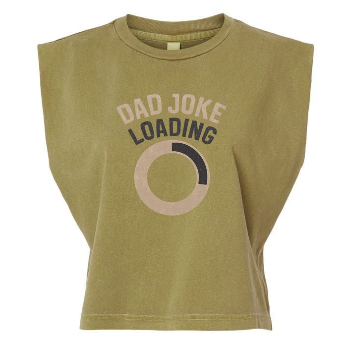 Dad Joke Loading Garment-Dyed Women's Muscle Tee