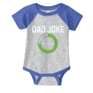 Dad Joke Loading Please Wait Fathers Day Funny Father Humor Gift Infant Baby Jersey Bodysuit