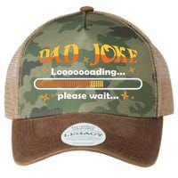 Dad Joke Loading Please Wait Funny Gift Legacy Tie Dye Trucker Hat