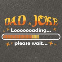 Dad Joke Loading Please Wait Funny Gift Cotton Canvas Backpack