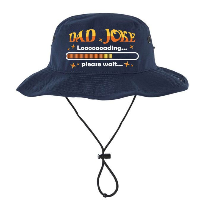 Dad Joke Loading Please Wait Funny Gift Bucket Hat