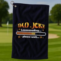 Dad Joke Loading Please Wait Funny Gift Golf Towel