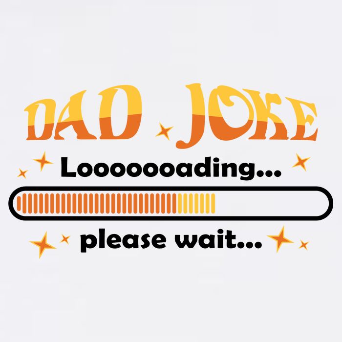 Dad Joke Loading Please Wait Funny Gift Garment-Dyed Sweatshirt