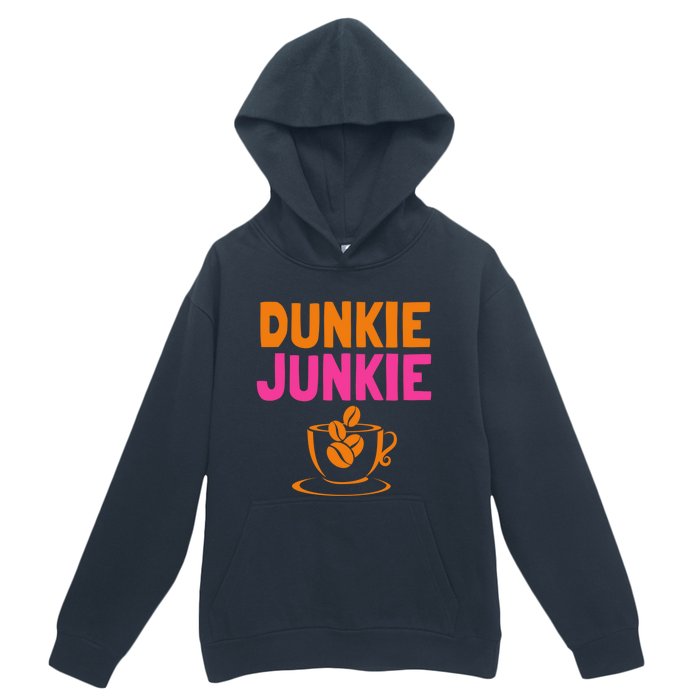 Dunkie Junkie love Funny Coffee Sayings caffeine addicted Urban Pullover Hoodie