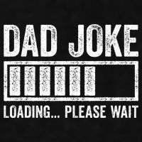 Dad Joke Loading Please Wait Father's Day Ladies PosiCharge Tri-Blend Wicking Tank