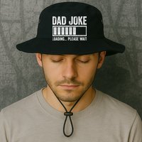 Dad Joke Loading Please Wait Father's Day Bucket Hat