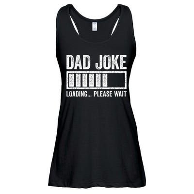 Dad Joke Loading Please Wait Father's Day Ladies Essential Flowy Tank