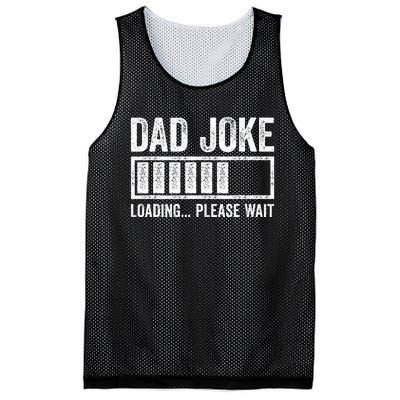 Dad Joke Loading Please Wait Father's Day Mesh Reversible Basketball Jersey Tank