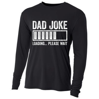 Dad Joke Loading Please Wait Father's Day Cooling Performance Long Sleeve Crew
