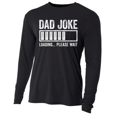 Dad Joke Loading Please Wait Father's Day Cooling Performance Long Sleeve Crew