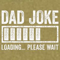 Dad Joke Loading Please Wait Father's Day Garment-Dyed Women's Muscle Tee
