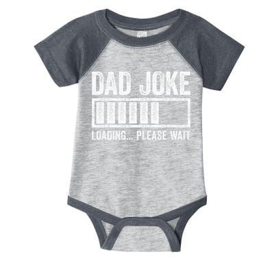 Dad Joke Loading Please Wait Father's Day Infant Baby Jersey Bodysuit