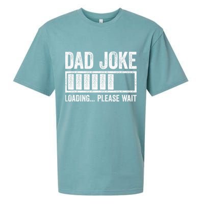 Dad Joke Loading Please Wait Father's Day Sueded Cloud Jersey T-Shirt