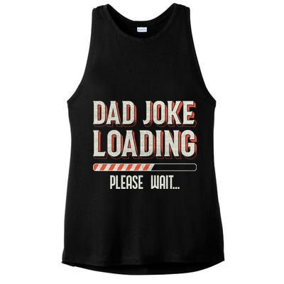 Dad Joke Loading   Ladies PosiCharge Tri-Blend Wicking Tank