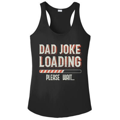 Dad Joke Loading   Ladies PosiCharge Competitor Racerback Tank