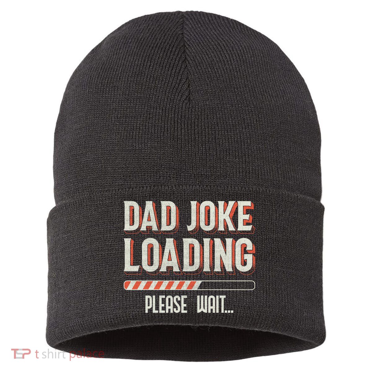 Dad Joke Loading   Sustainable Knit Beanie