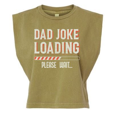 Dad Joke Loading   Garment-Dyed Women's Muscle Tee