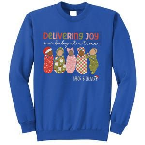 Delivering Joy Labor Delivery Christmas Birthday Specialist Gift Sweatshirt