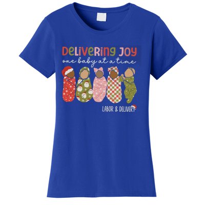 Delivering Joy Labor Delivery Christmas Birthday Specialist Gift Women's T-Shirt