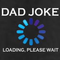 Dad Joke Loading Please Wait Funny 7 Panel Mesh Trucker Snapback Hat